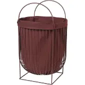 Broste Copenhagen Panier à linge Arild - aubergine