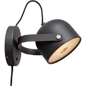 Co Bankeryd Svejk Applique murale Antracit black & nickel