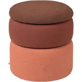 Broste Copenhagen Pouf de bassin rouille - Ø38XH42CM
