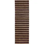 House Doctor Tapis Block 300x90cm marron/naturel