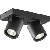 LIGHT-POINT Plafonnier , Focus 2, dimmable, Noir, Salon / séjour, Aluminium, Design
