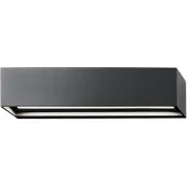 LIGHT-POINT Applique Murale , Linea W2, dimmable, Noir, Salon / séjour, Aluminium, Design