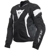 Dainese Veste de moto en textile Avro 5 2.0, noir/blanc, taille 60