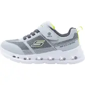 SKECHERS Baskets gris / anthracite / vert clair
