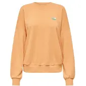 ONLY Sweat-shirt ONLMINNA O NECK femmes - Orange - EU L