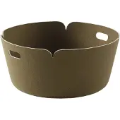 Muuto Restore Round Panier Brown Green
