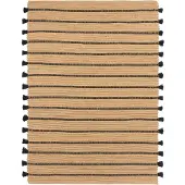 Broste Copenhagen Tapis Ezra naturel/noir 140x200cm