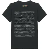 Watabout.kids T-Shirt 'Doodle Cats' noir / blanc