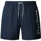 Pepe Jeans Logo Swimming Shorts Bleu L Homme