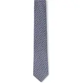 JOOP! Cravate bleu marine / bleu clair / blanc