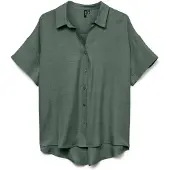 Vero Moda Chemisier 'VMMelaney' vert foncé