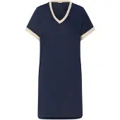 Hanro Chemise de nuit ' Laura ' bleu foncé