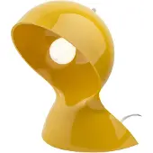 Artemide Lampe de Table , Dalú, Jaune, Salon / séjour, Plastique, Design