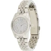 Michael Kors Montre à affichage analogique 'LEXINGTON' argent / transparent