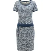 Ragwear Robe d’été 'Baomi Zoo Youmodo' marine / blanc