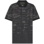 BOSS Active Polo Slim Fit avec motif jacquard