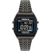 Adidas Montre digitale 'Ao Street' bleu / gris argenté