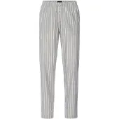 Hanro Pantalon de pyjama ' Night & Day ' gris / blanc cassé