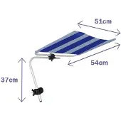 Marbueno Summer Parasol 10437 51x54x37 Cm