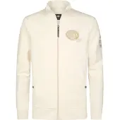 Petrol Industries Veste de survêtement camel / blanc