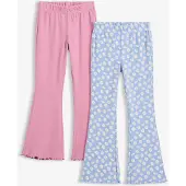 Bonprix Lot de 2 leggings évasés et côtelés