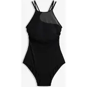 Bonprix Maillot 1 pièce avec empiècement mesh