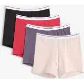 Bonprix Lot de 4 boxers coton mi-longs pour femme