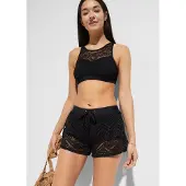 Bonprix Short de bain en dentelle