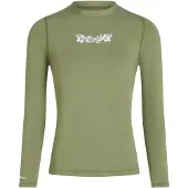 O'Neill T-shirt fonctionnel 'Skins' olive / blanc naturel