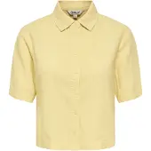 ONLY Chemisier 'ONLGoa' jaune clair