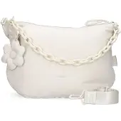 Zwei Sac bandoulière 'Hannah' blanc cassé