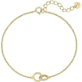 Glanzstücke Bracelet or / transparent