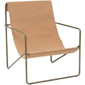 Ferm Living Desert Chaise Longue Olive | Sand