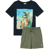 s.Oliver Set bleu marine / bleu ciel / vert / olive