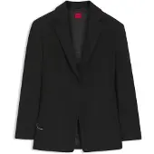 HUGO Blazer coupe décontractée en seersucker avec ceinture chaîne