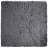 vidaXL Tapis en Peau de Mouton Synthétique Anthracite 120 x 120 cm