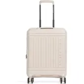 Delsey Lutece Slim Expandable 55cm 34l Trolley Bag Beige
