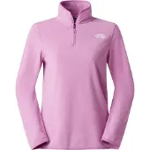 The North Face Pull-over de sport 'GLACIER' prune / blanc