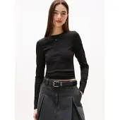 Tommy Hilfiger T-shirt 'ESSENTIAL' bleu marine / noir / blanc cassé