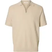 Selected T-Shirt 'SLHCran' beige foncé