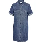 Noisy May Robe-chemise 'NEW SIGNE' bleu denim