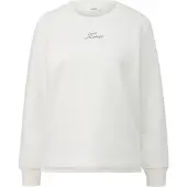 s.Oliver Sweat-shirt crème / vert clair / noir