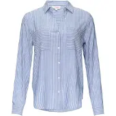 s.Oliver Red Label Chemisier bleu / blanc