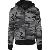 Urban Classics Veste mi-saison gris / gris foncé / noir