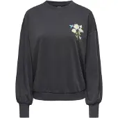 ONLY Sweat-shirt 'ONLBrooke' bleu clair / noir / blanc