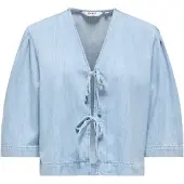 ONLY Chemisier 'ONLZOLA' bleu denim