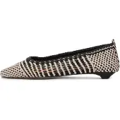 Kazar Ballerines ivoire / noir