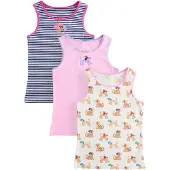 Next Maillot de corps crème / camel / bleu / rose