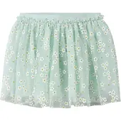 Name it Jupe 'NMFFloral' turquoise / or / blanc