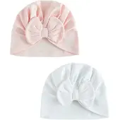 Next Bonnet rose / blanc